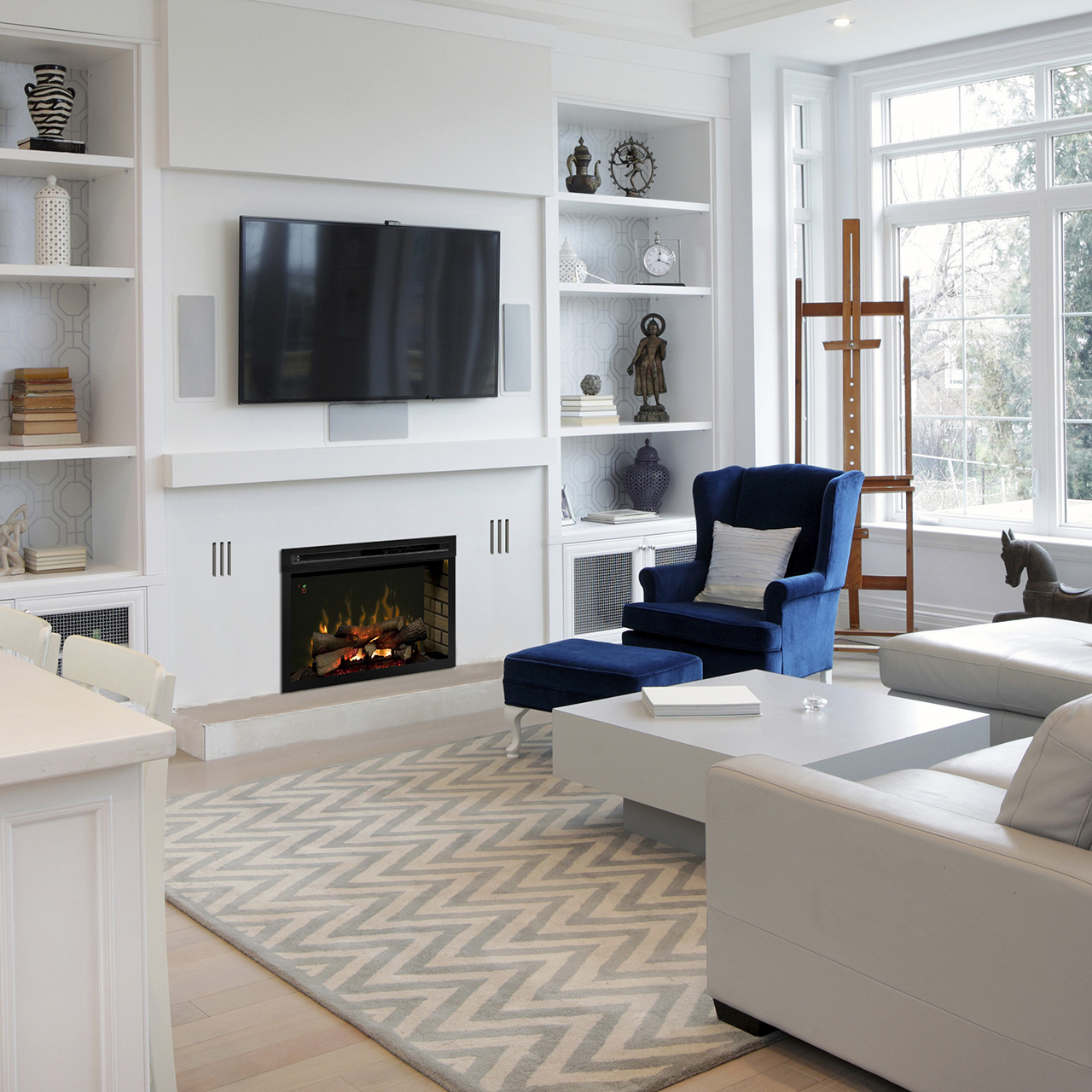 Dimplex 24 Inch Revillusion Electric Fireplace Firebox Package