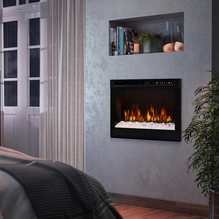 Dimplex 26 Inch Multi-Fire XHD Electric Fireplace Firebox with Acrylic Media