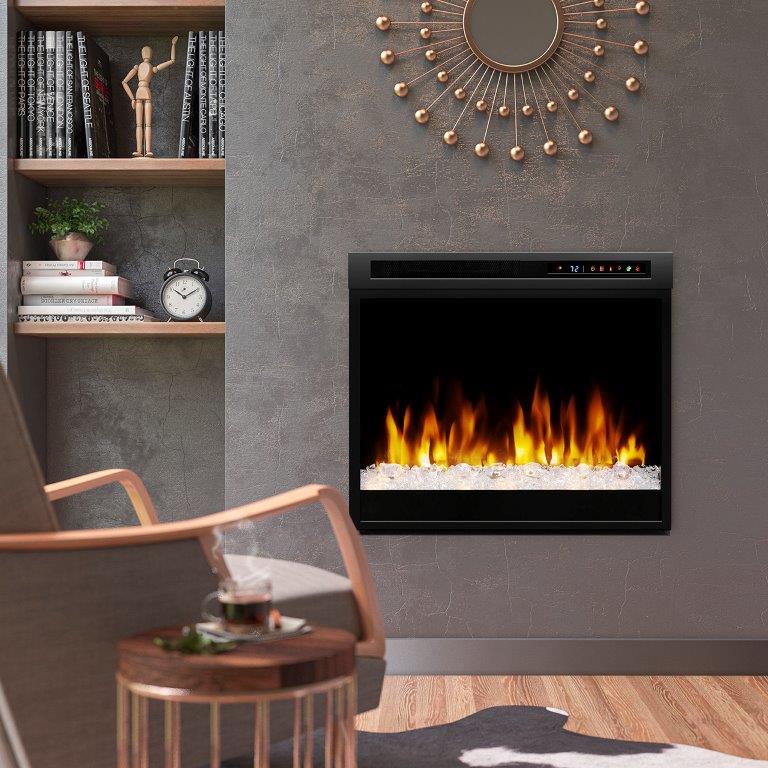 Dimplex 28 Inch Multi-Fire XHD Electric Fireplace Firebox with Acrylic Media