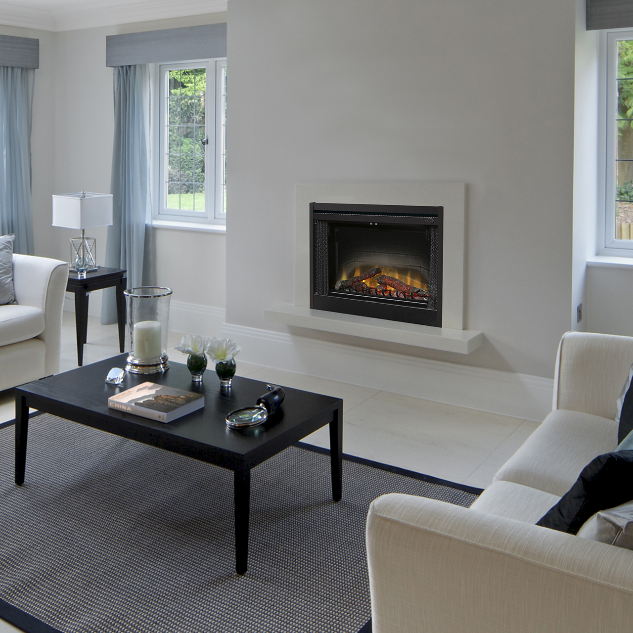 Dimplex 33" Deluxe Built-In Electric Fireplace Firebox