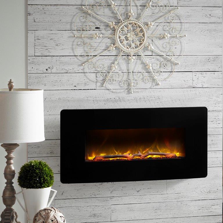 Dimplex 36 Inch Winslow Linear Electric Wall Mounted Fireplace