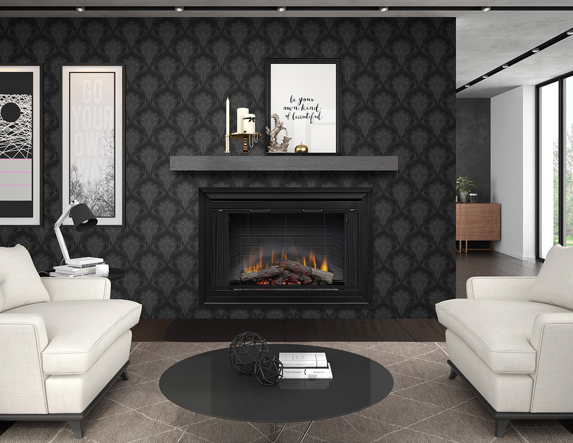 Dimplex 45" Deluxe Built-In Electric Fireplace Firebox