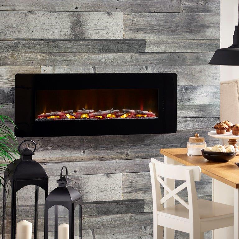 Dimplex 48 Inch Winslow Linear Electric Wall Mounted Fireplace