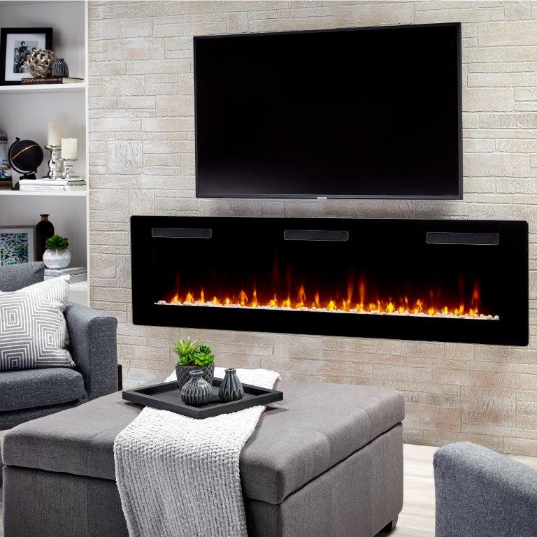 Dimplex 72 Inch Sierra Linear Electric Wall Mounted Fireplace