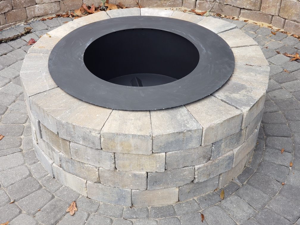 TessaRai Collection 49 Inch Round DIY Woodburning Fire Pit