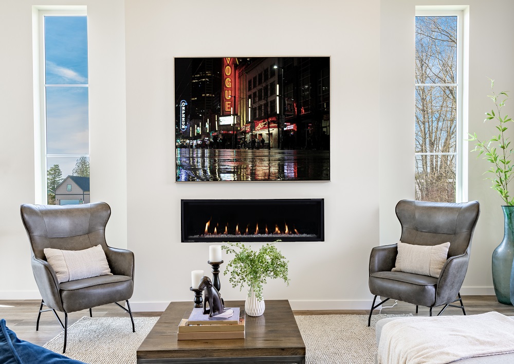 Montigo 48 Inch DelRay Basic Linear Direct Vent Gas Fireplace