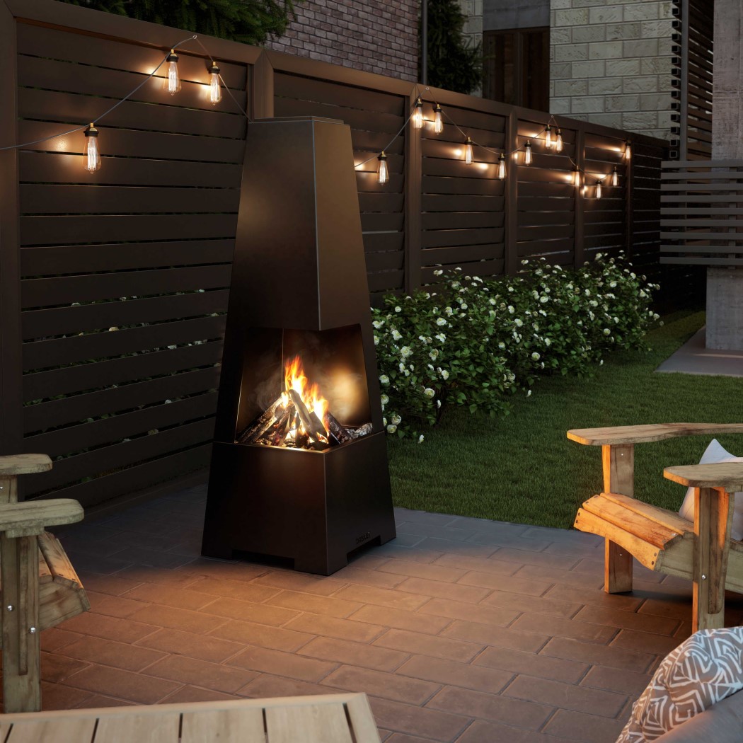 Drolet Bora Outdoor Wood Burning Fireplace