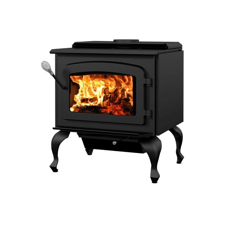 Drolet Escape 1800 Wood Burning Stove with Legs