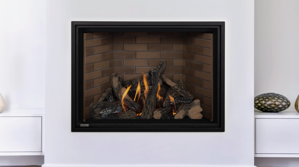 Montigo 42 Inch DelRay Basic Square Direct Vent Gas Fireplace