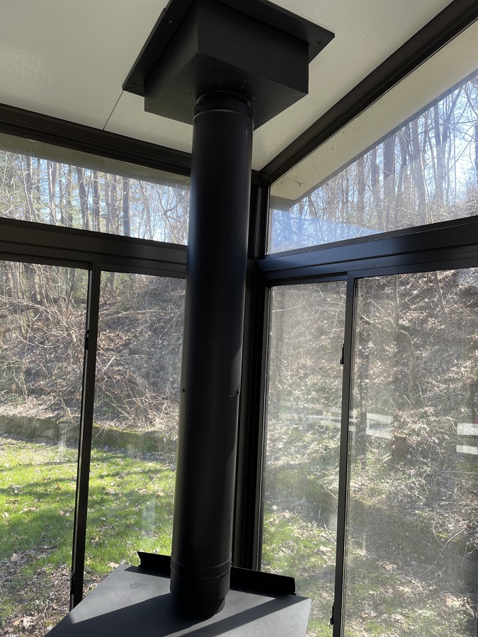 Dura-Vent DVL 6-Inch Double-Wall Black Telescoping Stovepipe - For Connecting Wood Burning Stoves to DuraPlus and DuraTech Chimney Systems - 40-Inch t