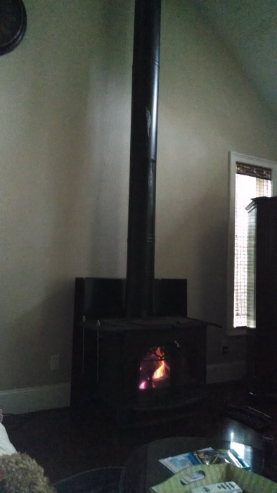 Dura-Vent DVL 8-Inch Double-Wall Black Stovepipe - For Connecting Wood Burning Stoves to DuraPlus and DuraTech Chimney Systems - 12-Inch Length