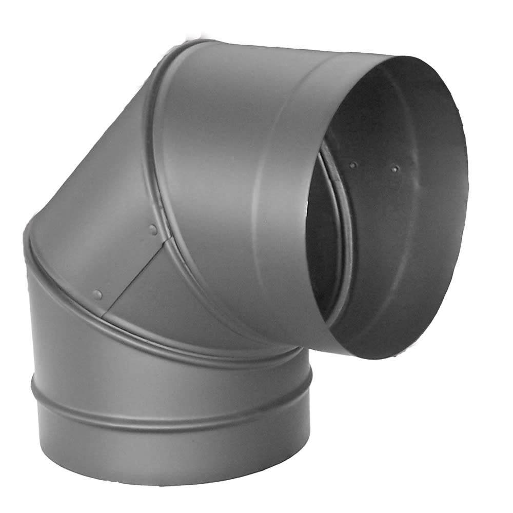 DuraVent DuraBlack 6" Diameter 90-Degree Elbow