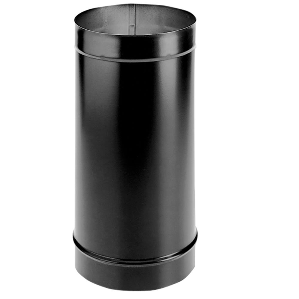 DuraVent DuraBlack 6" Diameter Single-Wall Pipe - 48" Length