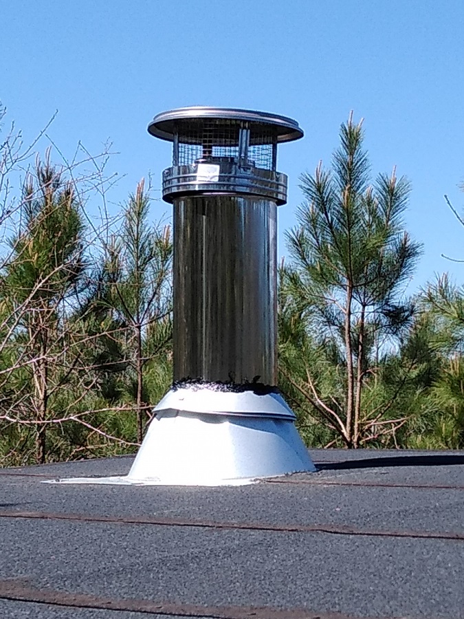 DuraVent DuraPlus 6-Inch Inner Diameter All-Fuel Stainless Steel Chimney Pipe - 36-Inch Length