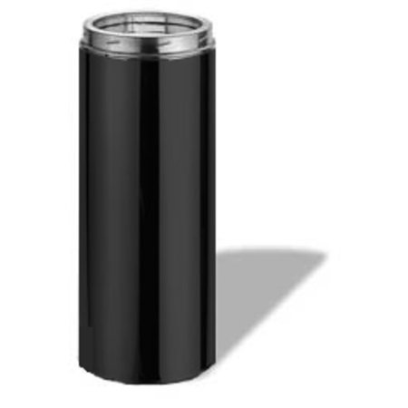 DuraVent DuraTech 7-Inch Inner Diameter All-Fuel Chimney Pipe - 24-Inch Length