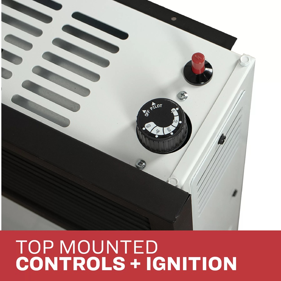 US Stove 33 Inch Ashley Direct Vent Gas Wall Heater