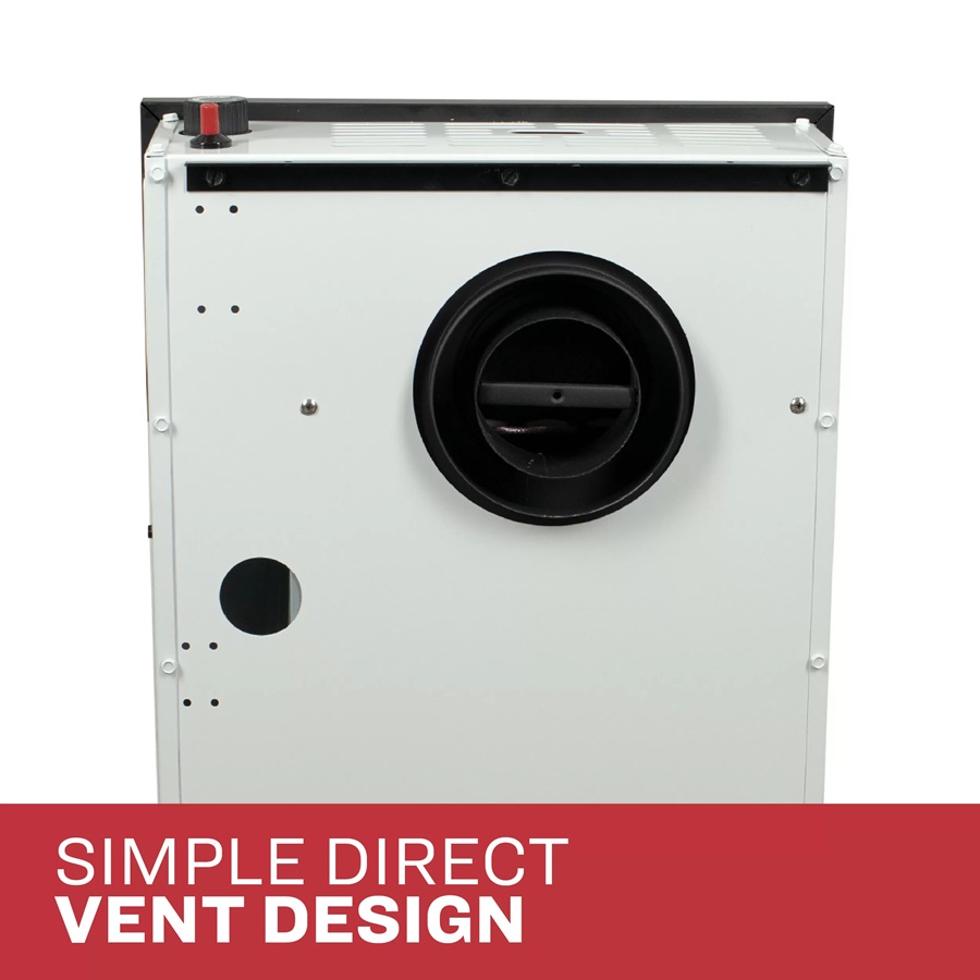 US Stove 18 Inch Ashley Dual Fuel Direct Vent Wall Heater