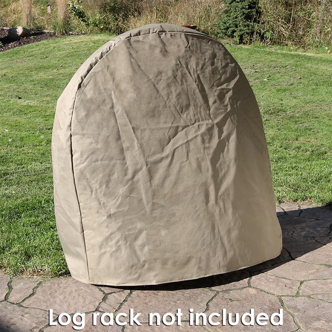 SunnyDaze 24 Inch Heavy-Duty Polyester Firewood Log Hoop Rack Cover
