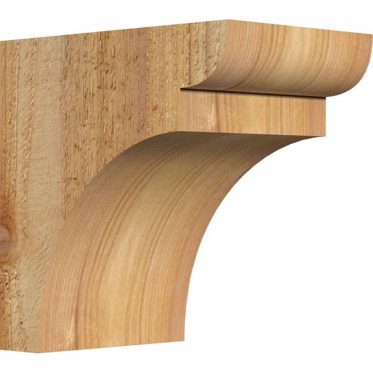 Ekena Millwork 6 Inch Yorktown Rough Sawn Corbels