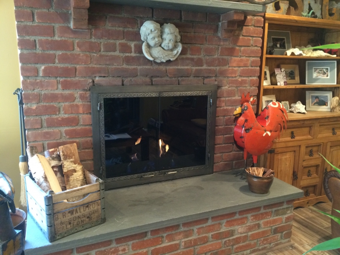 Empire 24" Ponderosa Refractory Ventless Natural Gas Log Set and Intermittent Slope Glaze Burner