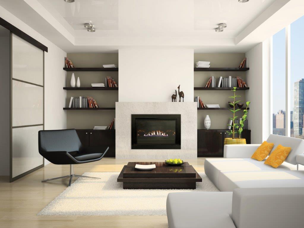 Empire 28 Inch Loft Vent Free Gas Fireplace Insert/Fireplace with Intermittent Pilot - 20 - 000 BTUs (Modern)