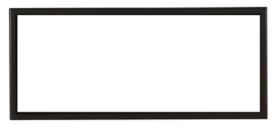 Empire 3/4" Black Beveled Decorative Fireplace Front for Boulevard Models