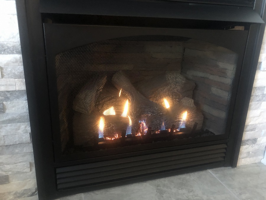 Empire 32 Inch Vail Vent Free Gas Fireplace with Blower - Intermittent Pilot