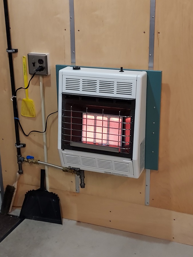 Empire Infrared Wall Heater with Manual Heat Controls - White - 18 - 000 BTU