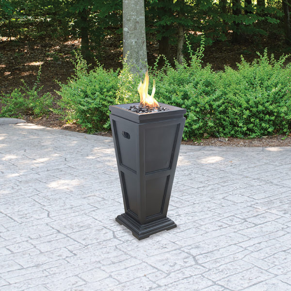 Endless Summer 28" Slate Propane Fire Column