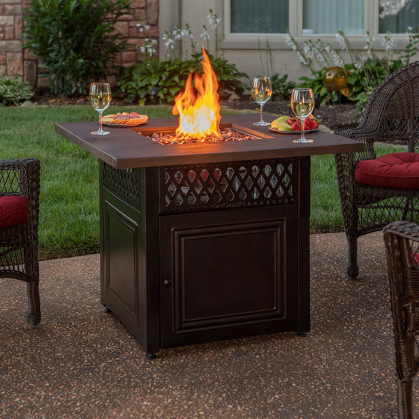Endless Summer Donovan Propane Fire Pit with DualHeat Technology