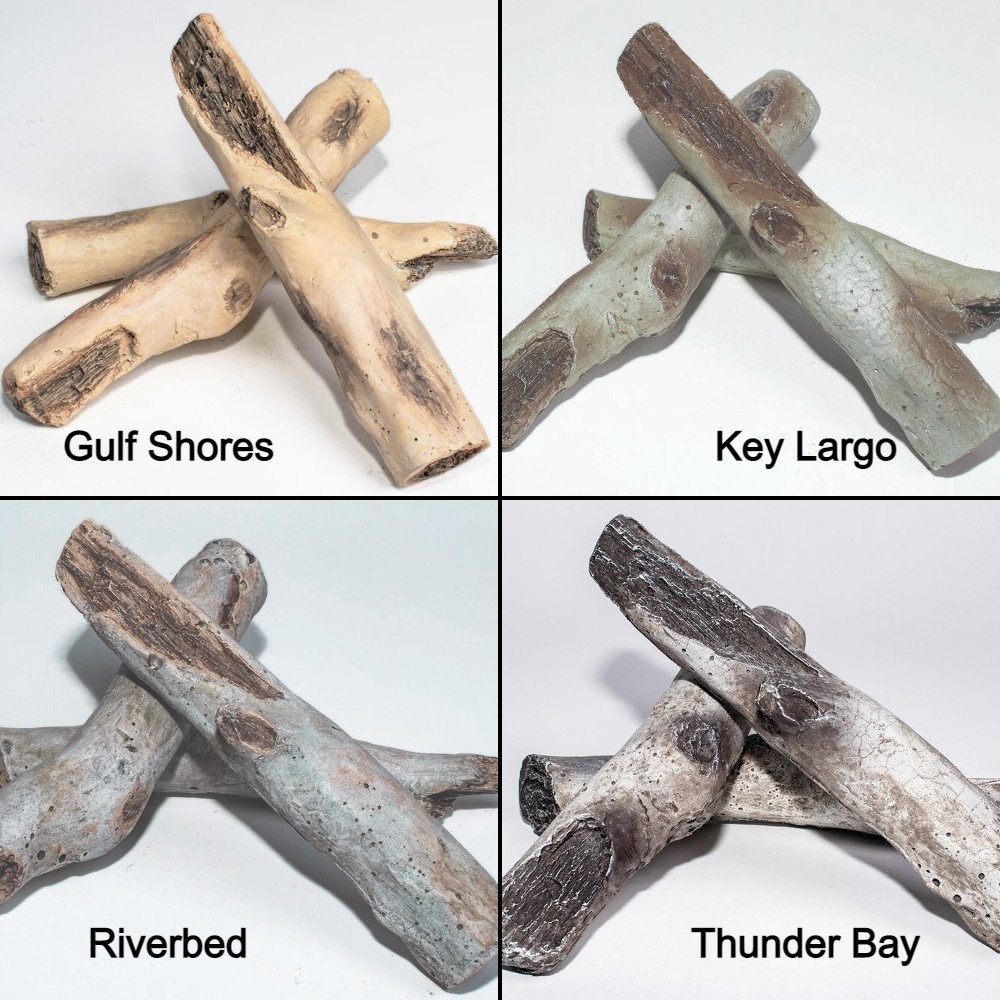 Enhance A Fire Burncrete Driftwood Twigs for Gas Fireplaces and Fire Pits