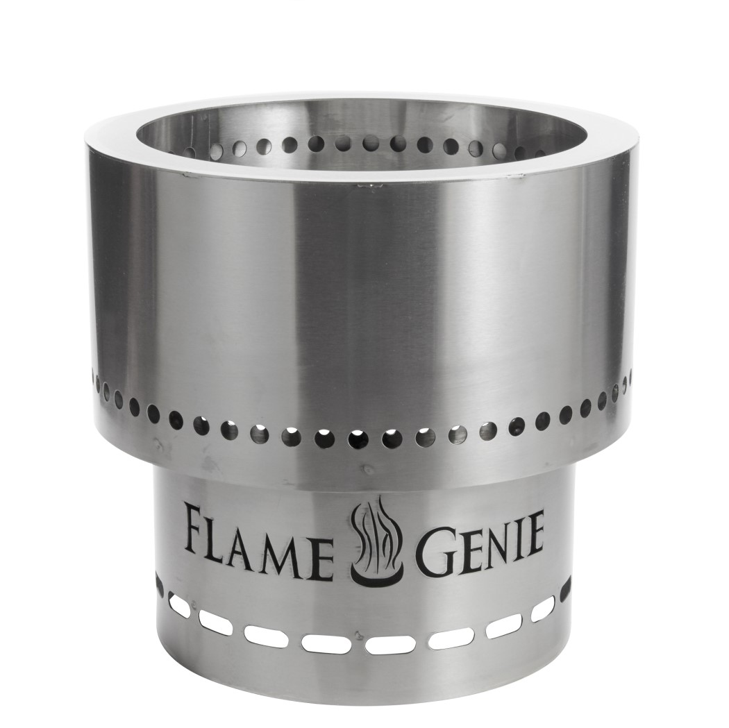 Flame Genie 13 1/2 Inch Portable Wood Pellet Fire Pit