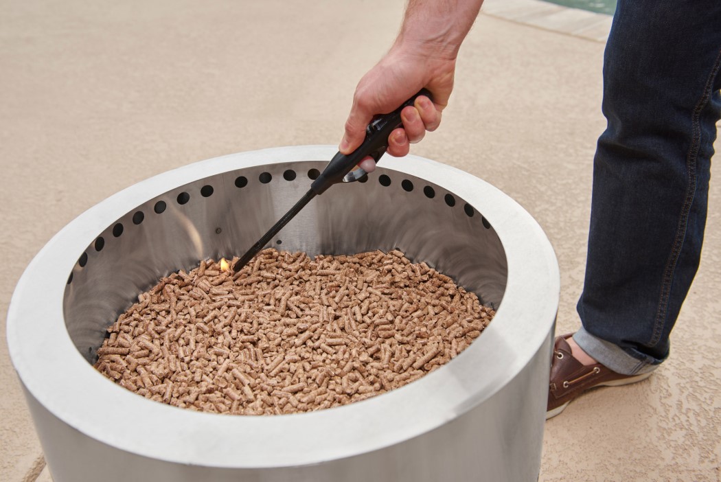 Flame Genie 19 Inch Inferno Portable Wood Pellet Fire Pit