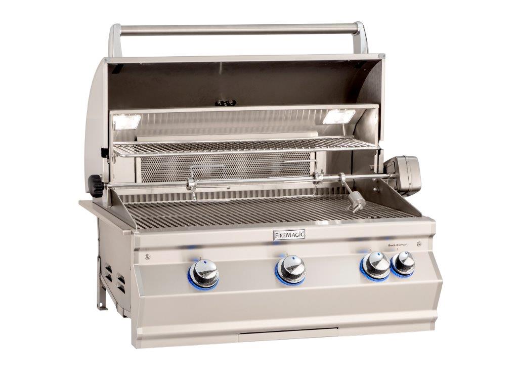 Fire Magic A540i Aurora Built-In Gas Grill with Analog Thermometer