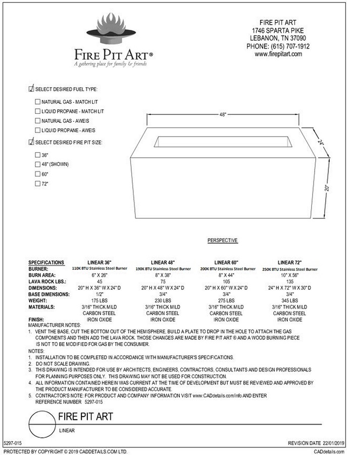 Fire Pit Art 72 Inch Linear Gas Fire Pit