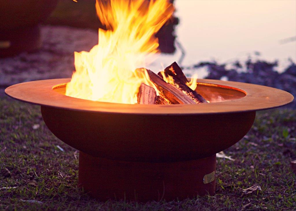 Fire Pit Art Saturn Wood Burning Fire Bowl