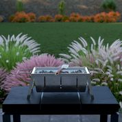 Fire Sense Stainless Steel Foldaway Charcoal Grill