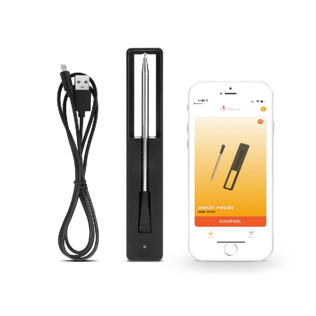 Flame-tec iFlame Bluetooth Smart Probe Meat Thermometer
