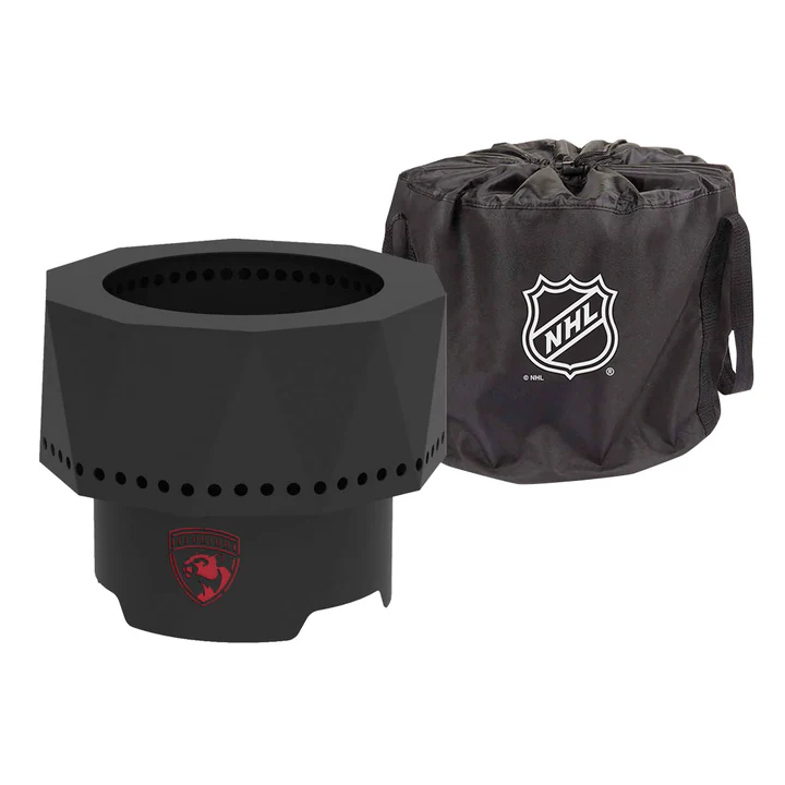 Blue Sky NHL Florida Panthers Smokeless Steel Portable Wood Burning Fire Pit