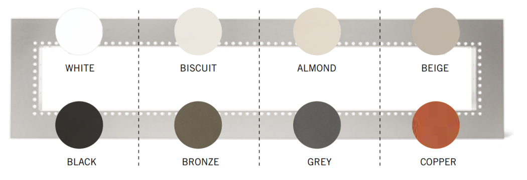 Infratech Comfort Flush Mount Frame for 48 Inch Electric Patio Heaters