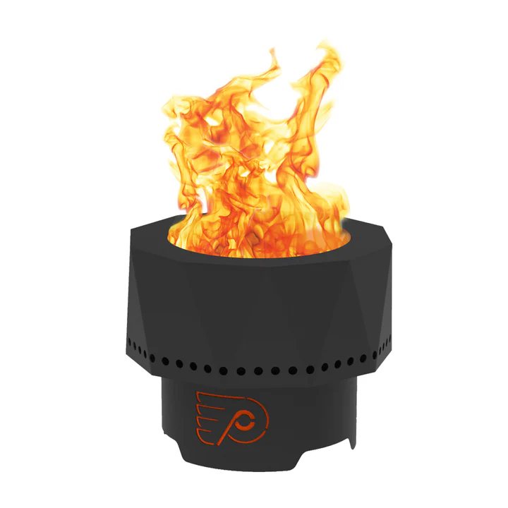 Blue Sky NHL Philadelphia Flyers Smokeless Steel Portable Wood Burning Fire Pit