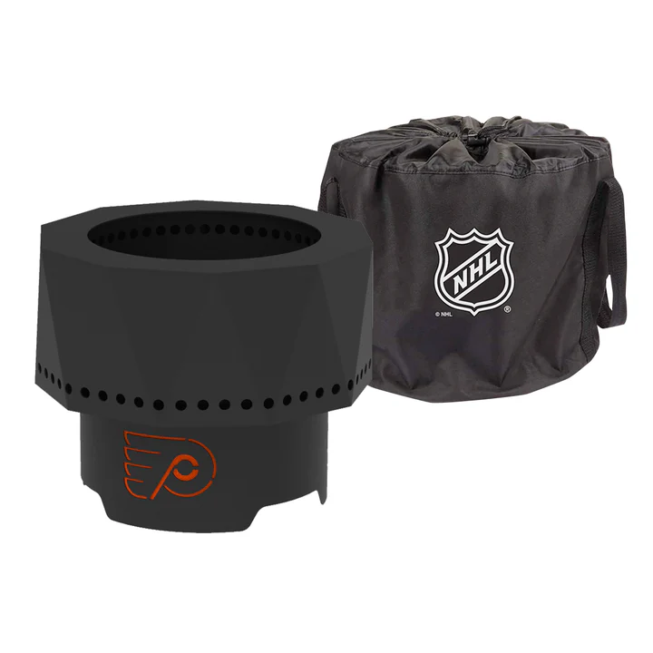 Blue Sky NHL Philadelphia Flyers Smokeless Steel Portable Wood Burning Fire Pit