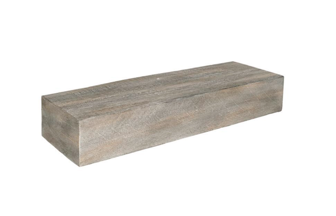 Lexington Hearth 2 Feet Extension for Flat Sawn Beam Non-Combustible Mantel Shelves