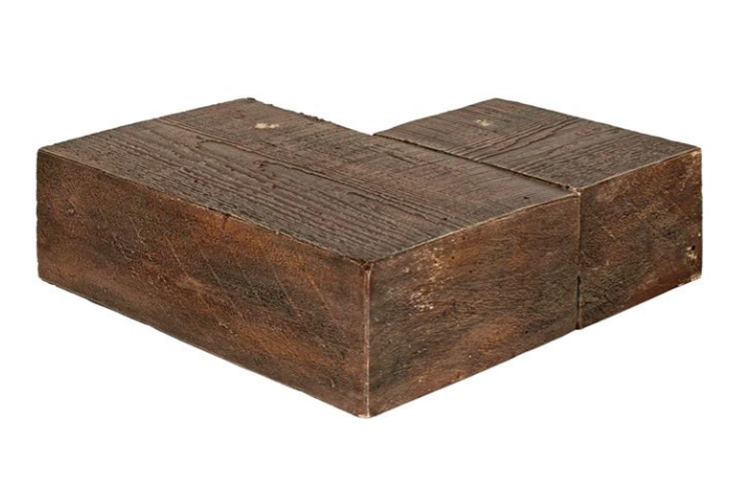 Lexington Hearth Corner Mantel for Flat Sawn Beam Non-Combustible Mantel Shelves