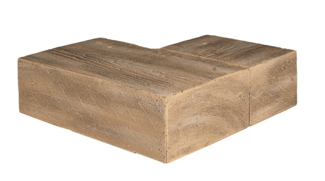 Lexington Hearth Corner Mantel for Flat Sawn Beam Non-Combustible Mantel Shelves