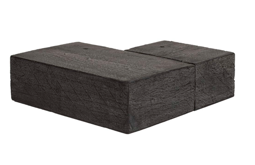 Lexington Hearth Corner Mantel for Flat Sawn Beam Non-Combustible Mantel Shelves