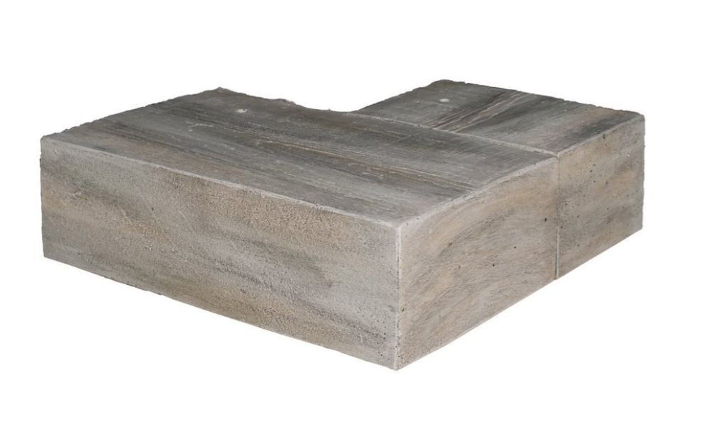 Lexington Hearth Corner Mantel for Flat Sawn Beam Non-Combustible Mantel Shelves