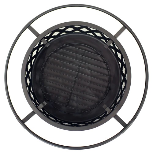 SunnyDaze 30 Inch Crossweave Woodburning Fire Pit