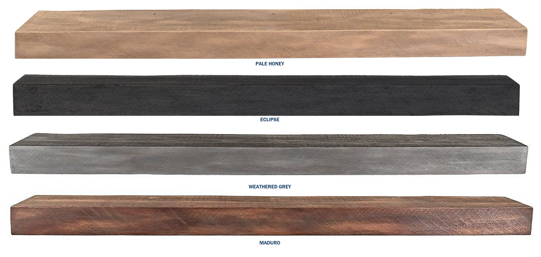 Lexington Hearth Flat Sawn Beam Mantel Shelf