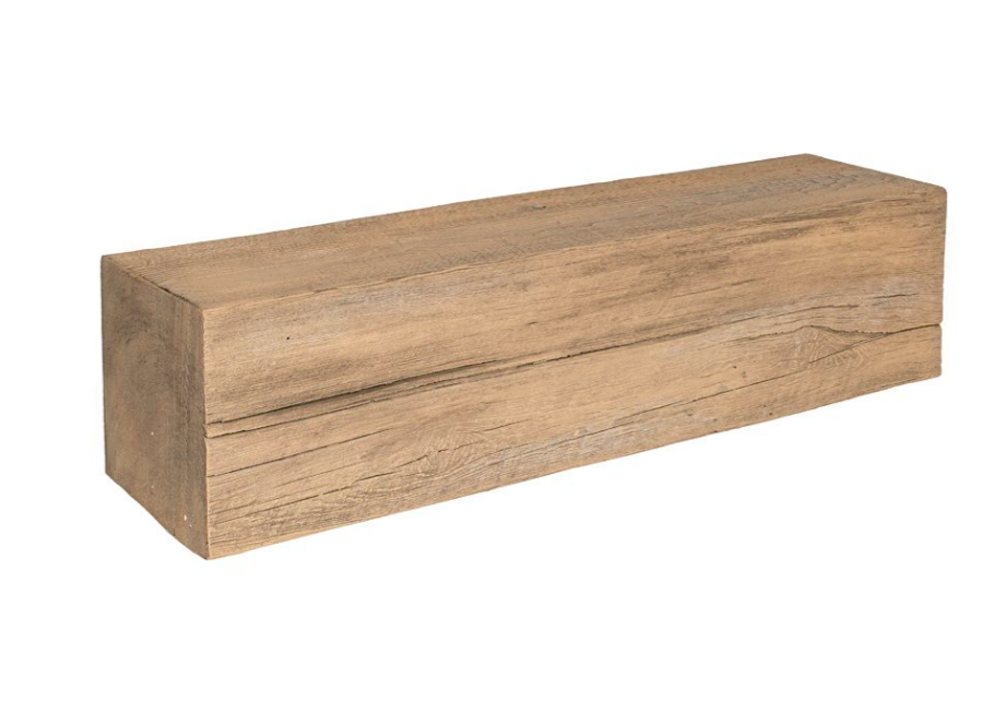 Lexington Hearth 2 Feet Extension for Grist Mill Beam Non-Combustible Mantel Shelves